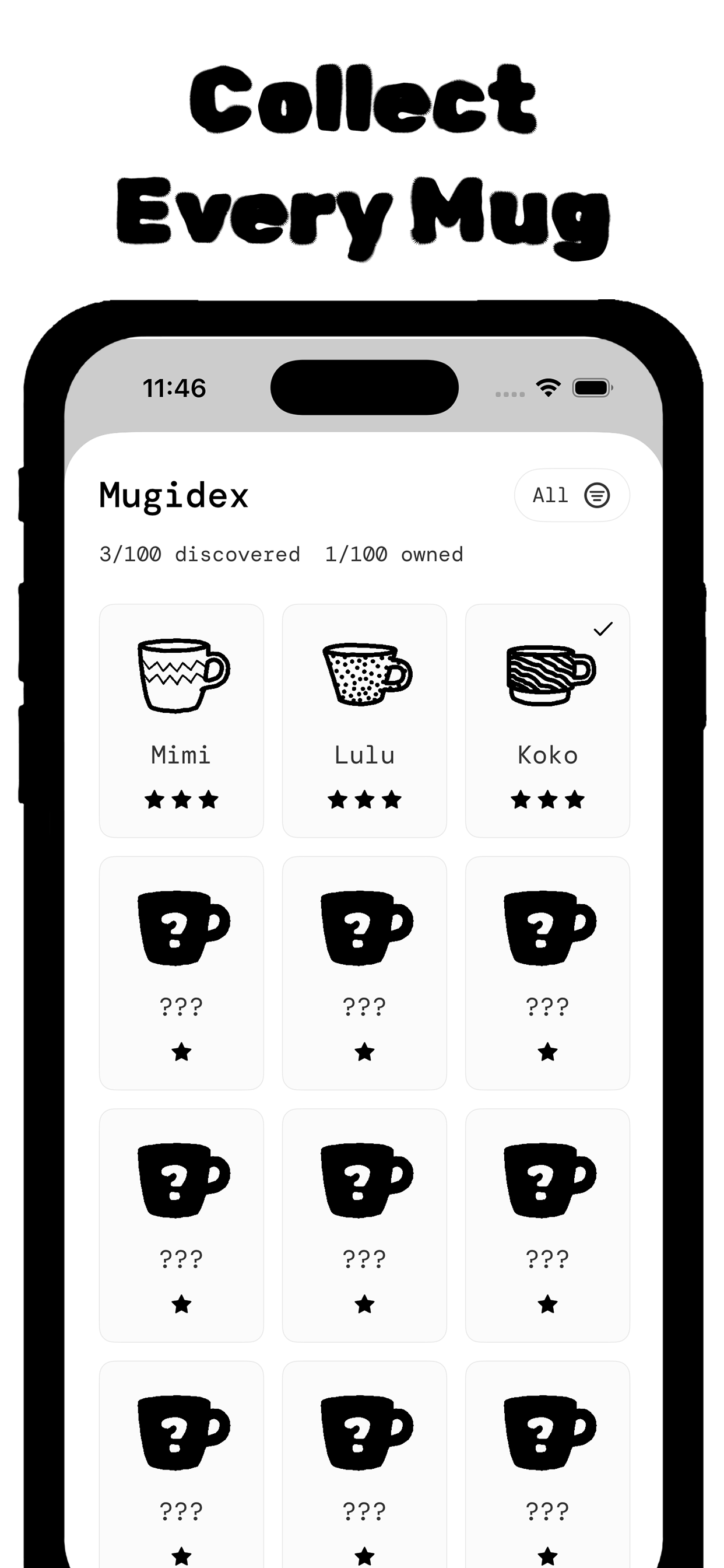 mug screenshot showing shelves